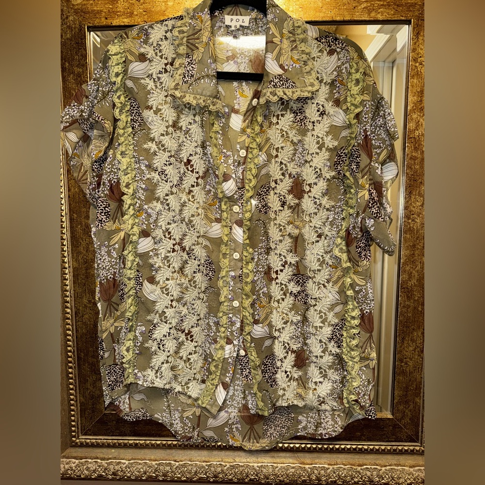 POL button blouse